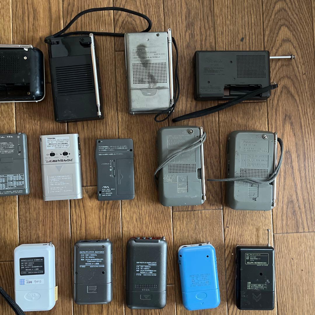 SONY等ラジオ 20台 ジャンク
