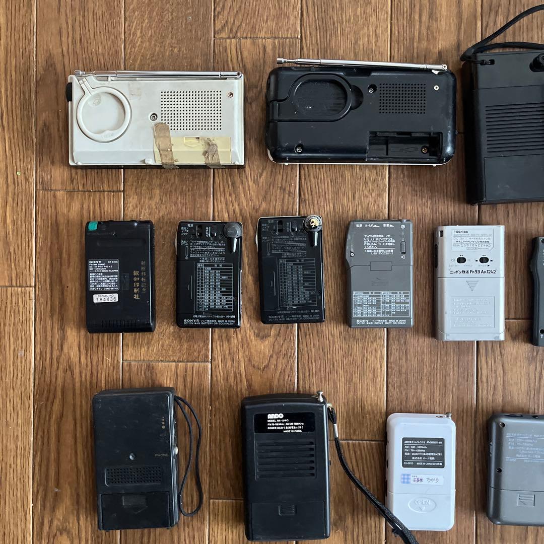 SONY等ラジオ 20台 ジャンク