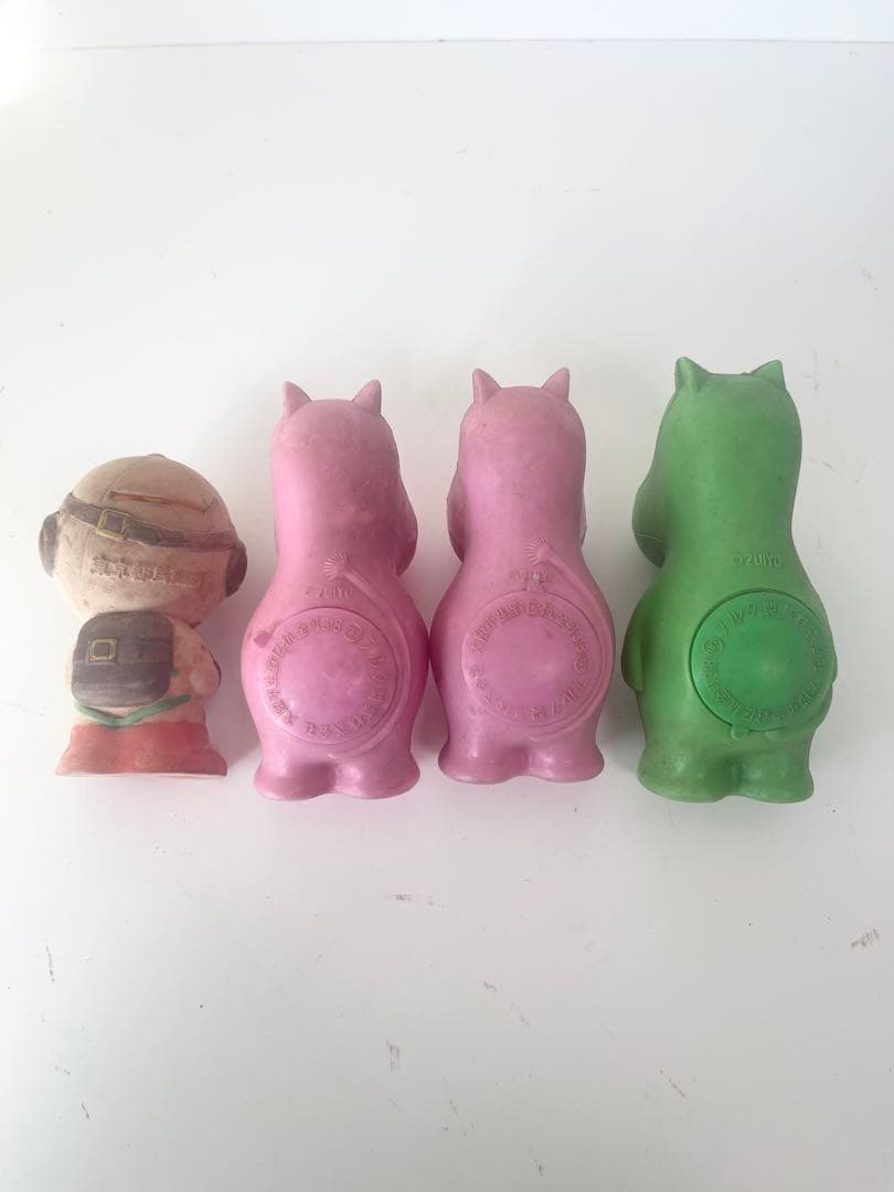 昭和レトロ ソフビ 貯金箱 ムーミン カンカンベア パラシュート坊や リコちゃん