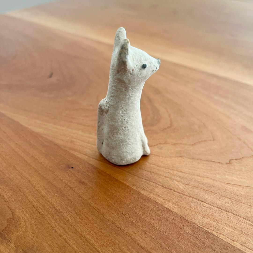 藤森ちかこ　犬のオブジェ