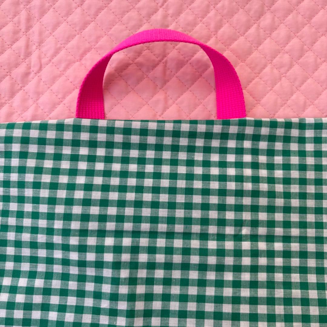【ぽん】レッスンバッグ　上履き入れ