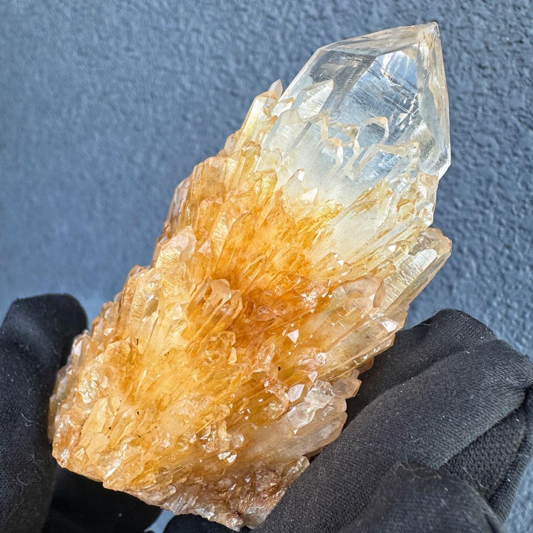 【金運】希少❗️高品質❗️超綺麗♡超強いパワーシトリン スピリットクォーツA1589