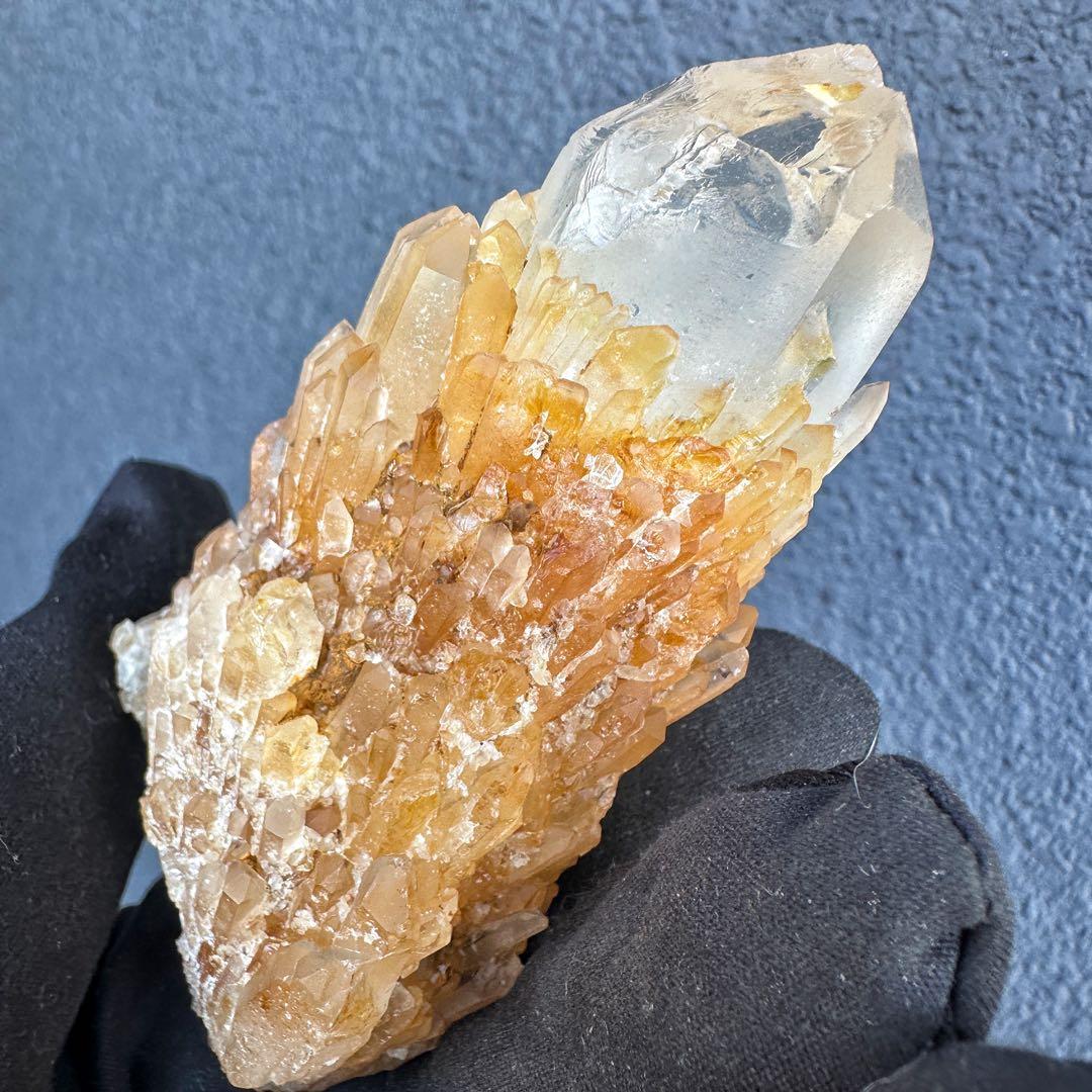 【金運】希少❗️高品質❗️超綺麗♡超強いパワーシトリン スピリットクォーツA1589