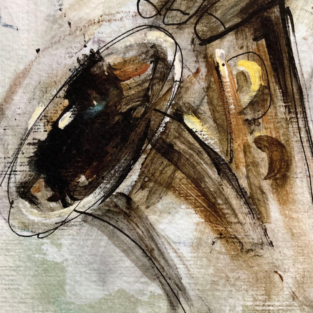 絵画・額縁・版画・津田耕『Duets』JAZZシリーズ・美術品・インテリア・雑貨