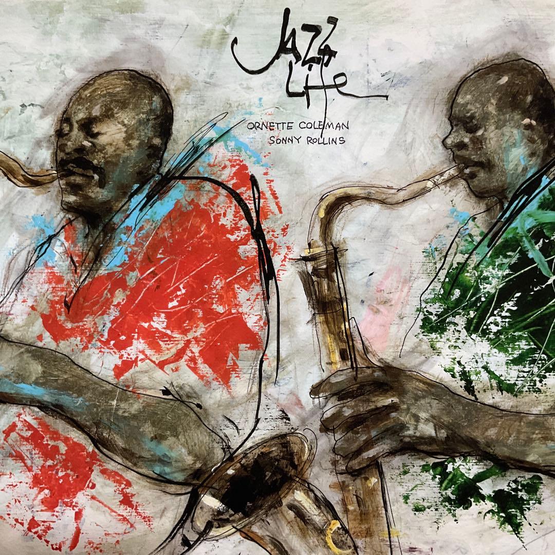 絵画・額縁・版画・津田耕『Duets』JAZZシリーズ・美術品・インテリア・雑貨