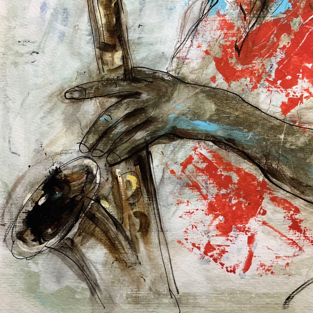 絵画・額縁・版画・津田耕『Duets』JAZZシリーズ・美術品・インテリア・雑貨