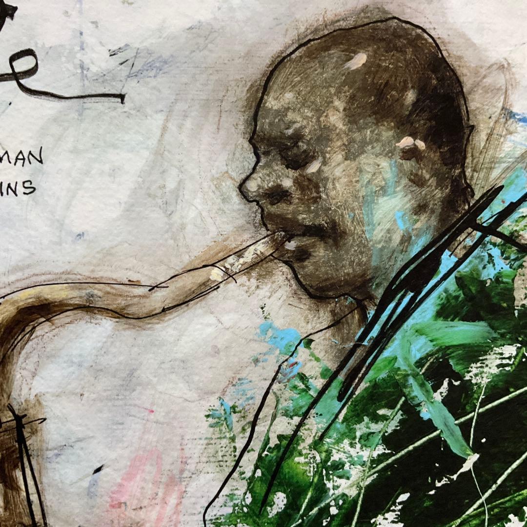 絵画・額縁・版画・津田耕『Duets』JAZZシリーズ・美術品・インテリア・雑貨