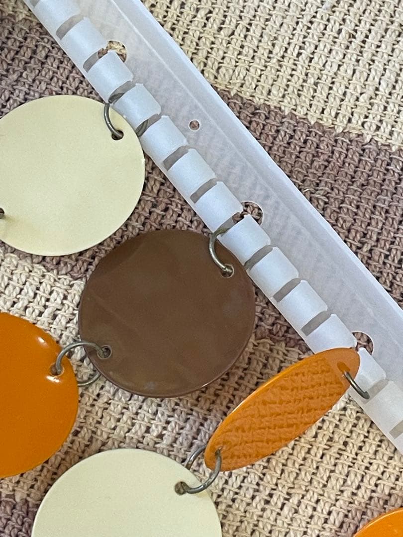 ポップ　ミッドセンチュリー　モダン　レトロ　のれん　プラスチック　パーテーション