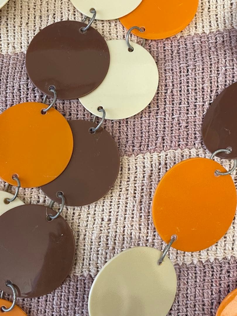 ポップ　ミッドセンチュリー　モダン　レトロ　のれん　プラスチック　パーテーション