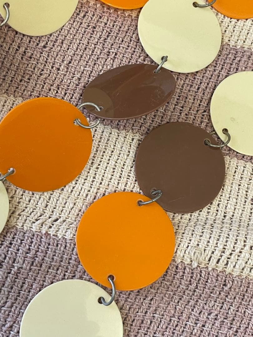 ポップ　ミッドセンチュリー　モダン　レトロ　のれん　プラスチック　パーテーション