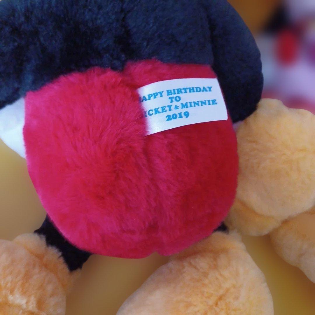フラッフィープラッシー　バースデー　ぬいぐるみ　ミッキー　ミニーちゃん　希少