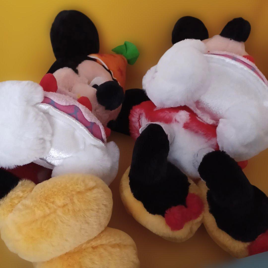 フラッフィープラッシー　バースデー　ぬいぐるみ　ミッキー　ミニーちゃん　希少
