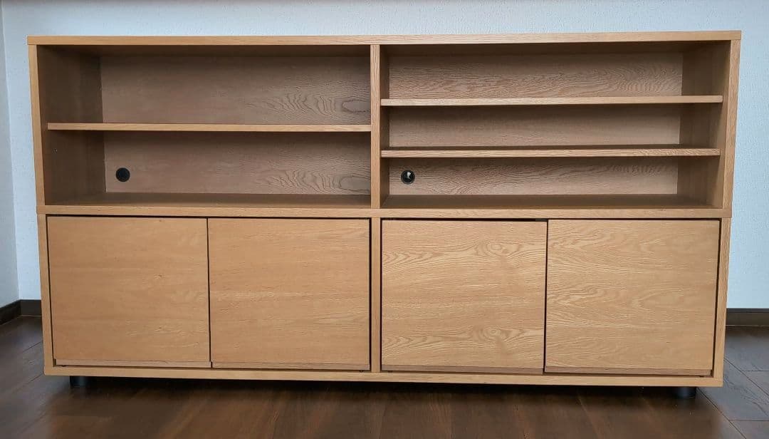無印良品　スタッキングキャビネット　Dセット　オーク材
