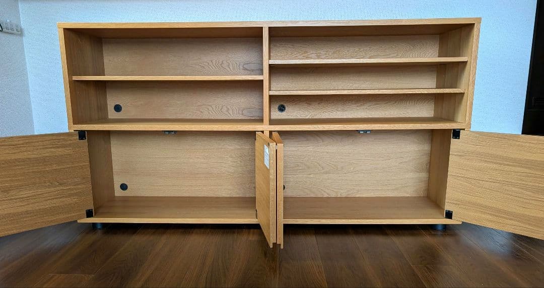 無印良品　スタッキングキャビネット　Dセット　オーク材