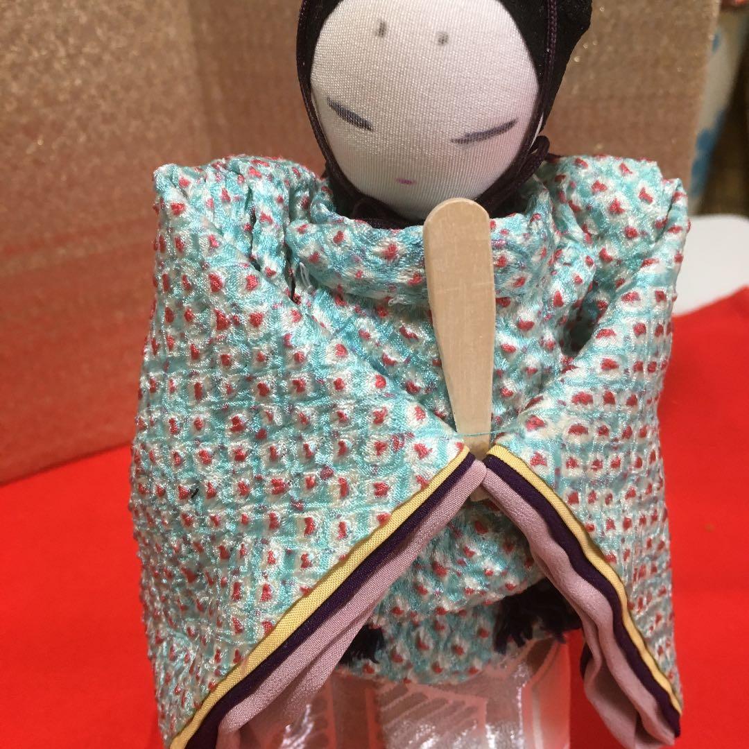手作り雛人形、高さ20センチ