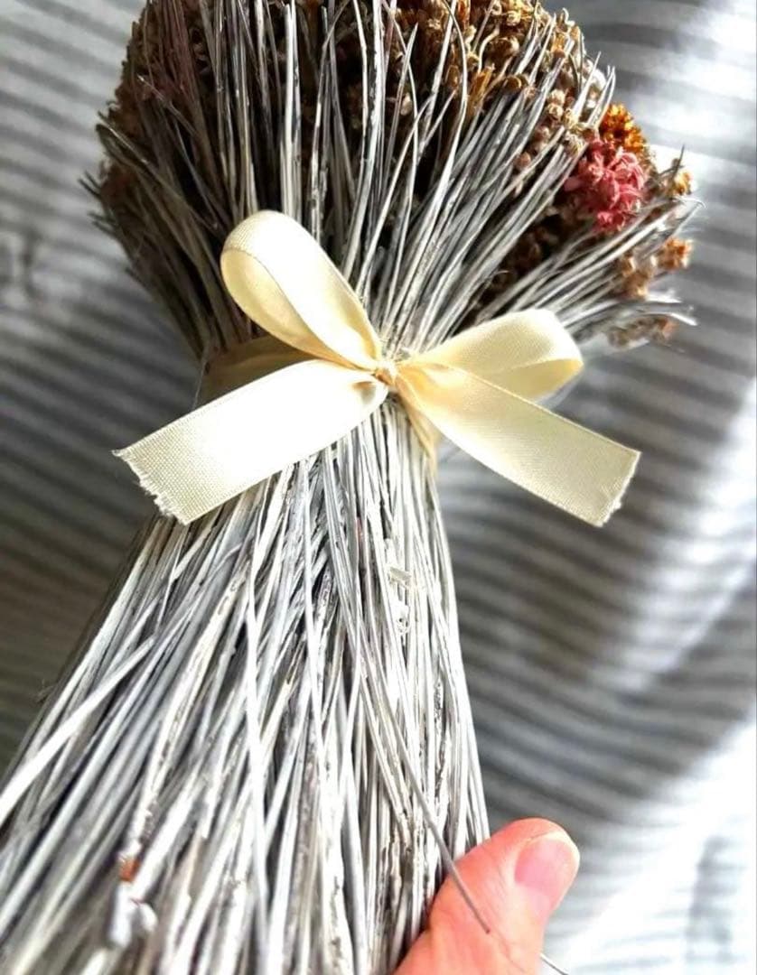 【4点セット】　asca アスカ　ドライフラワー　ツリー　インテリア　グリーン