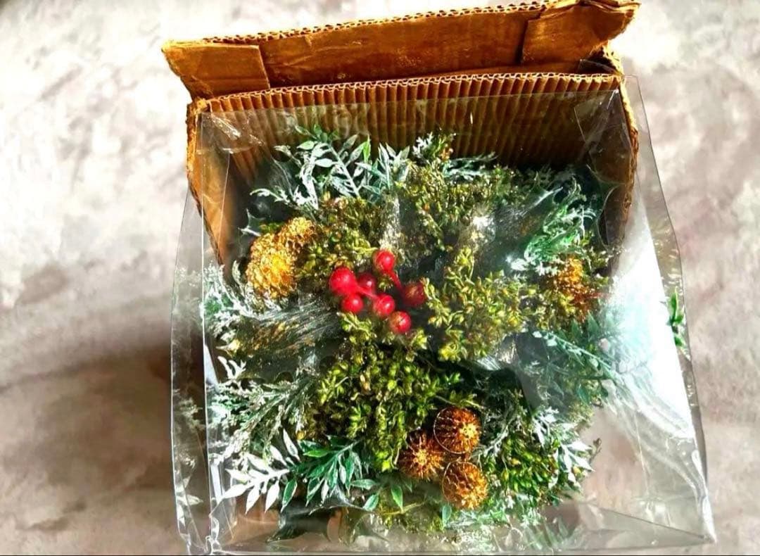 【4点セット】　asca アスカ　ドライフラワー　ツリー　インテリア　グリーン