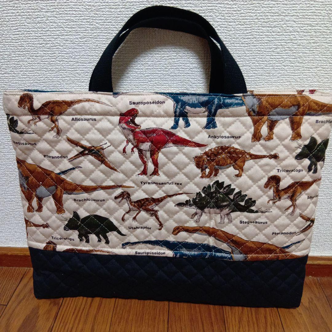 専用　レッスンバッグ　セット　入園　入学　準備　　恐竜　2点追加計6点