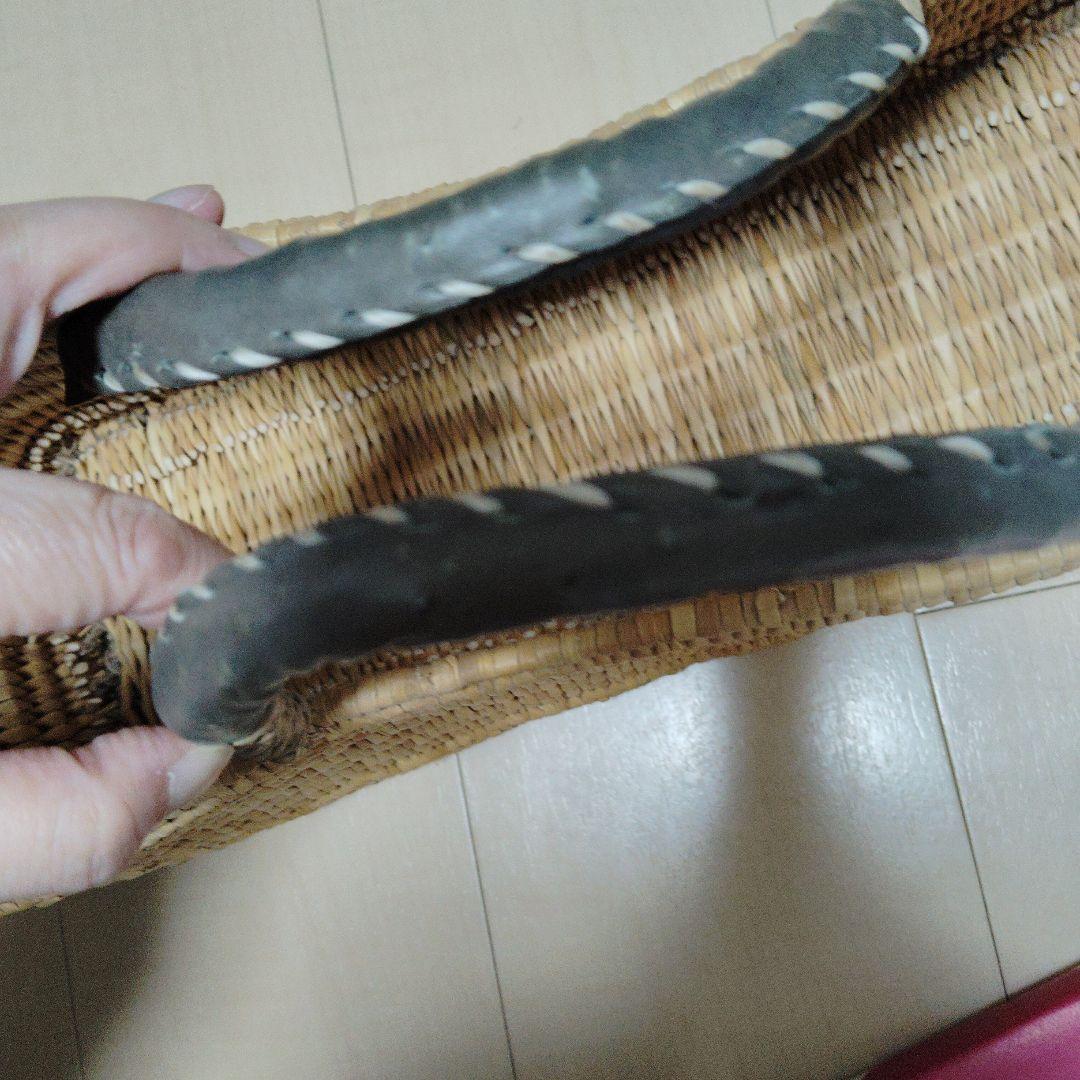 天然素材の長方形バスケット