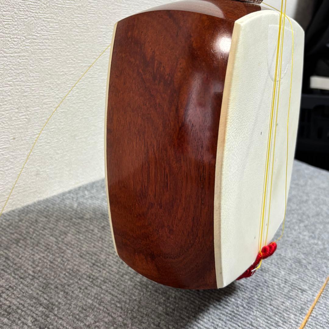 中棹三味線 人工皮 ケース付