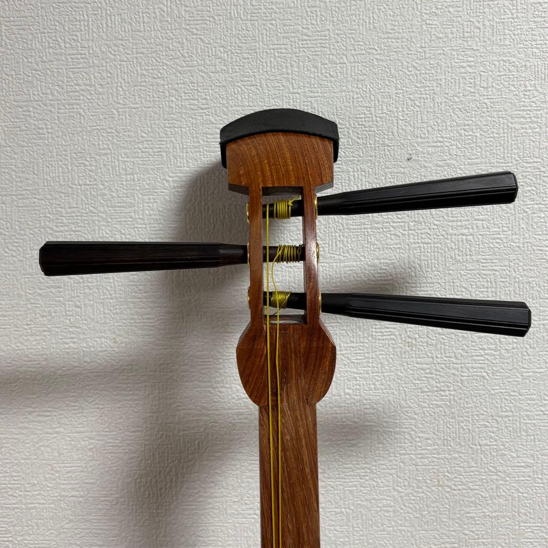 中棹三味線 人工皮 ケース付