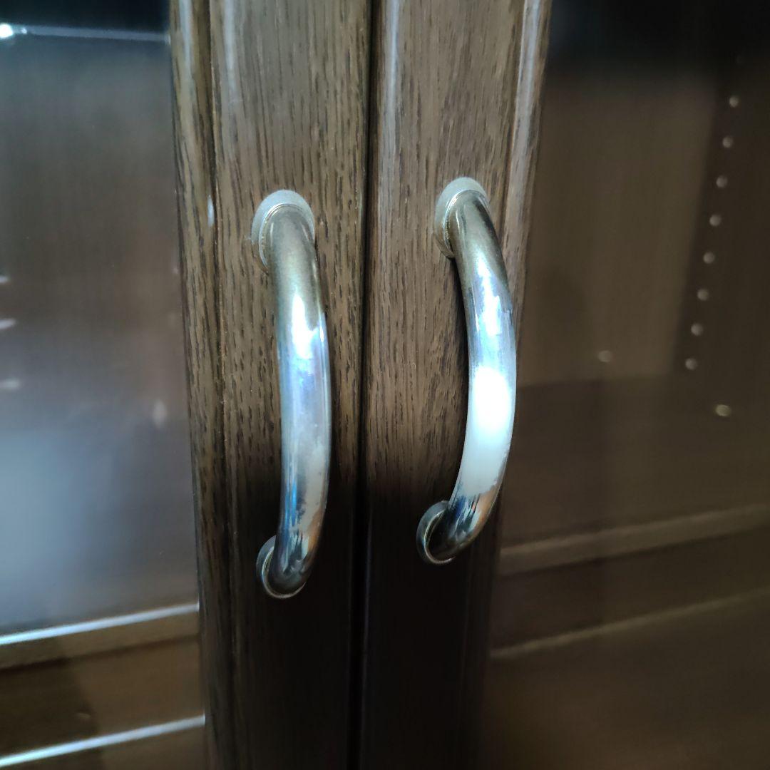 【送料込】大型木製本棚 書棚 収納棚 キャビネット／大容量・扉付き・可動棚