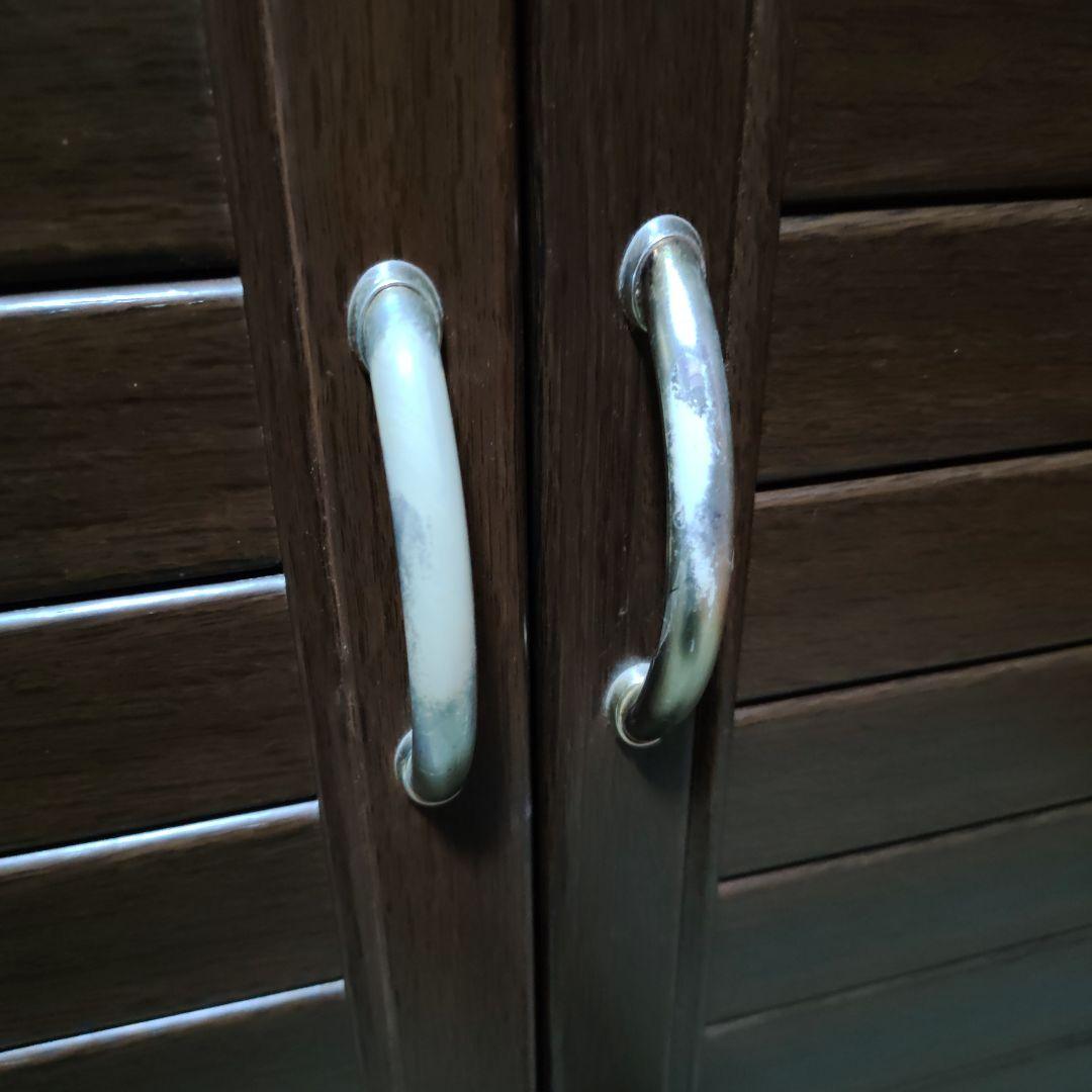 【送料込】大型木製本棚 書棚 収納棚 キャビネット／大容量・扉付き・可動棚