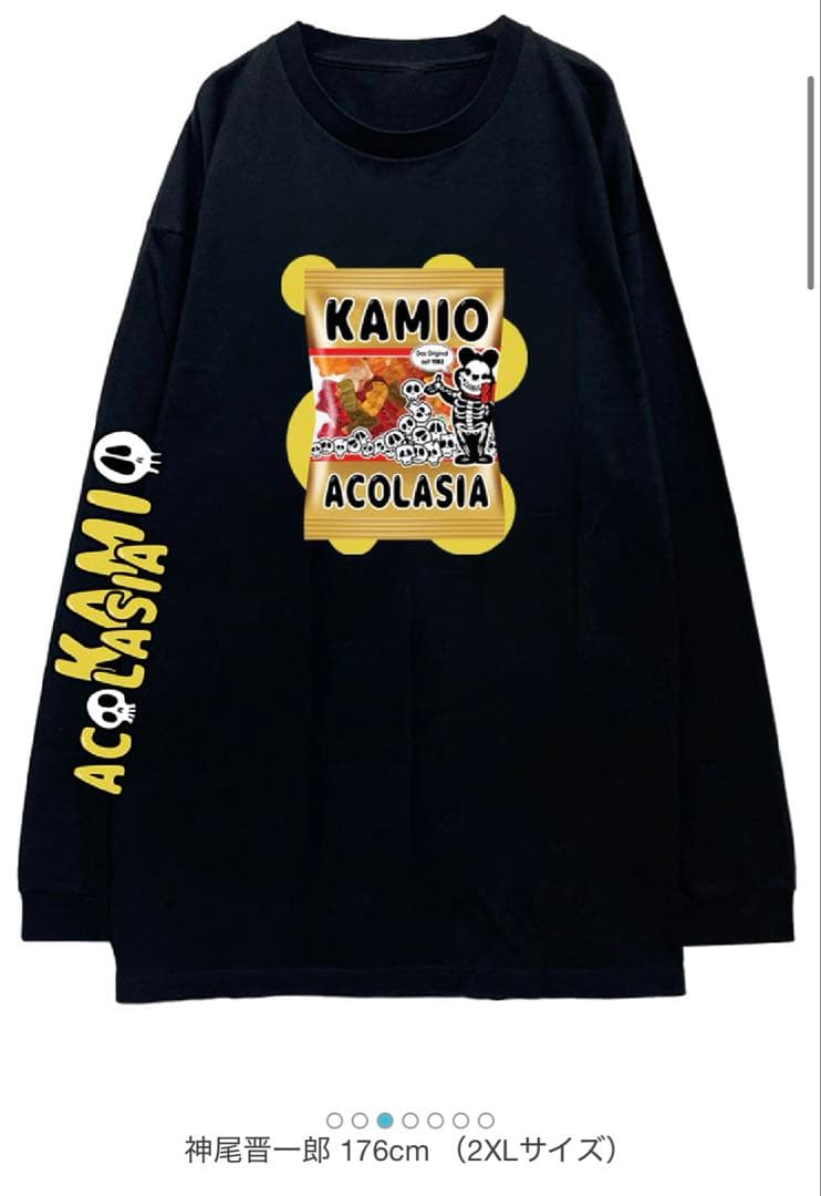 神尾晋一郎×acOlaSia×GEKIROCK CLOTHINGコラボ　ロンT