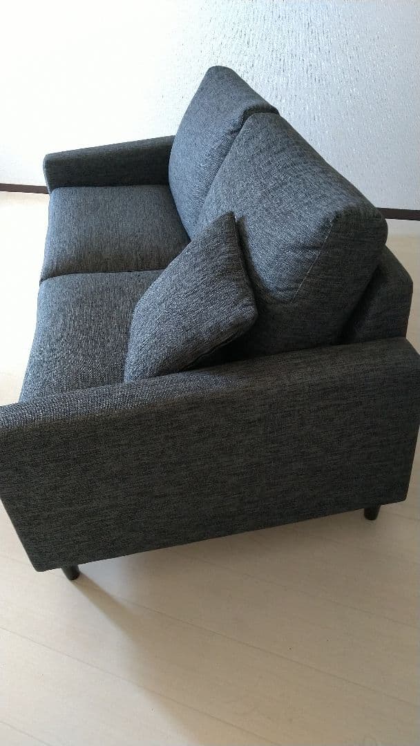 ニトリ ファブリック製ソファ ダークグレー