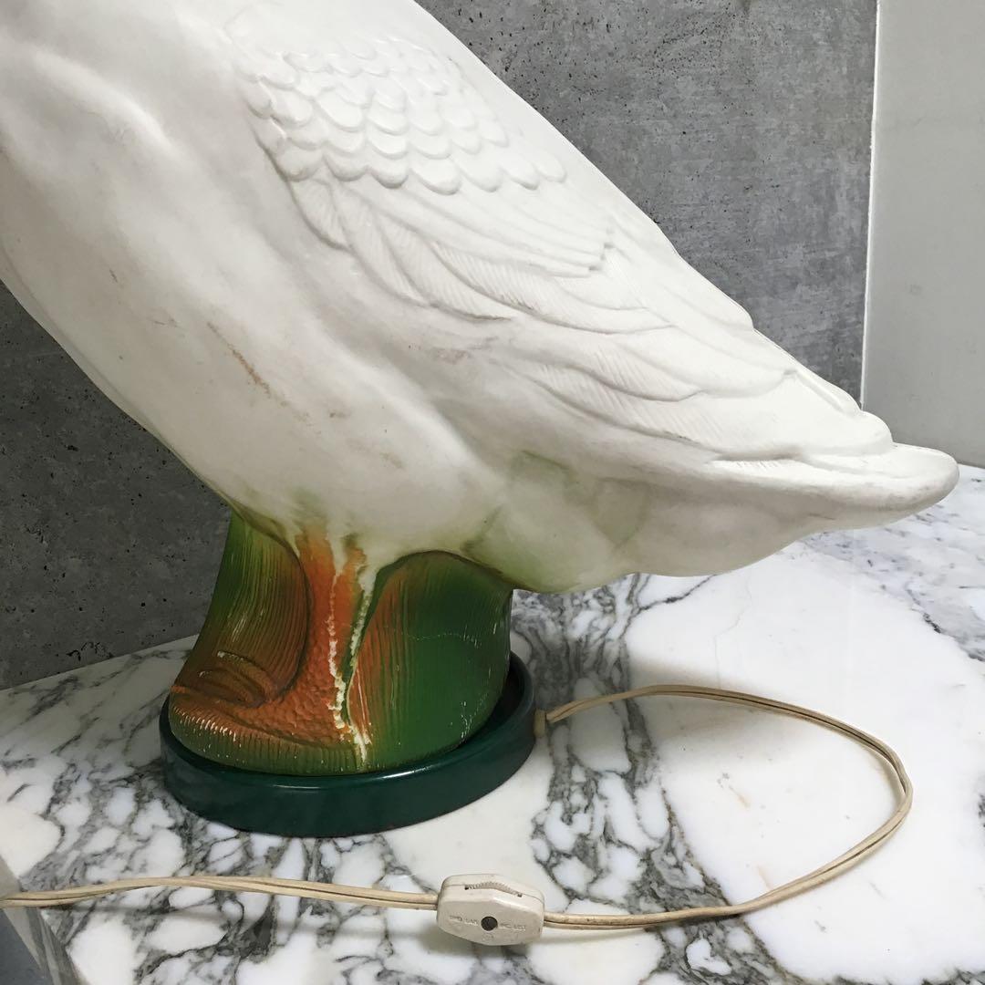 アヒルのランプ アメリカ雑貨 アヒルの電気スタンド ビンテージ