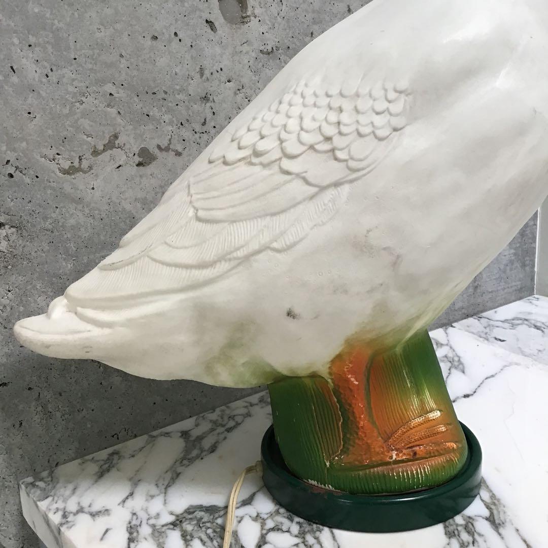 アヒルのランプ アメリカ雑貨 アヒルの電気スタンド ビンテージ