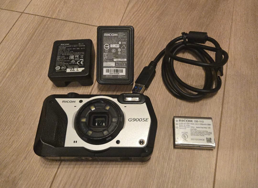 【正常動作】RICOH G900SE 上位モデル 防水 防塵 コンデジ