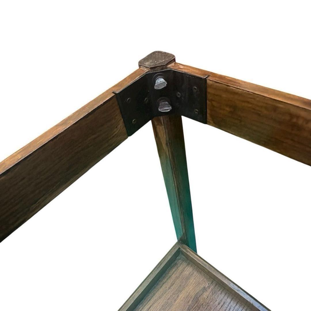 バトラーズトレイテーブル 英国調 折りたたみ キャスター付き サイドテーブル