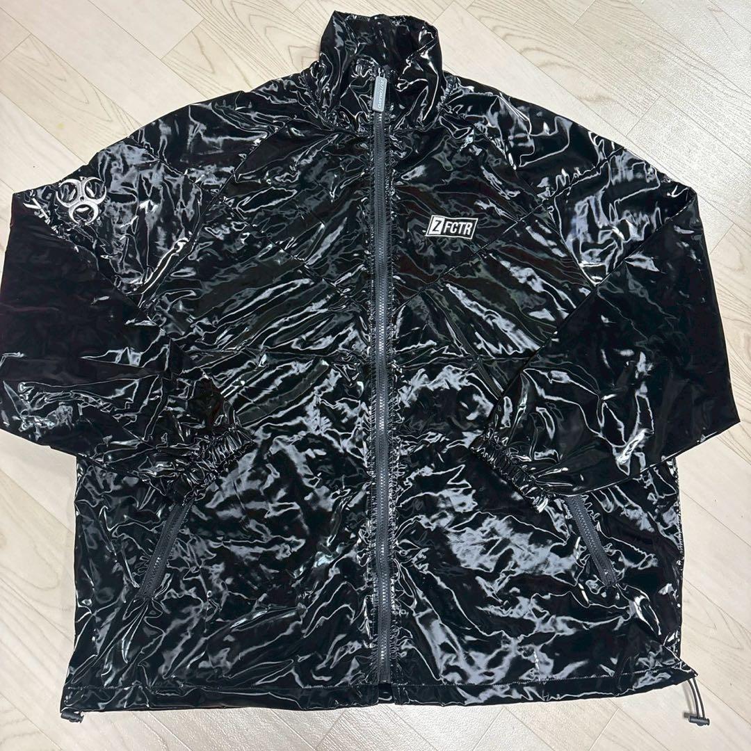 ずっと真夜中でいいのに　FCTR ブラック ナイロンジャケット