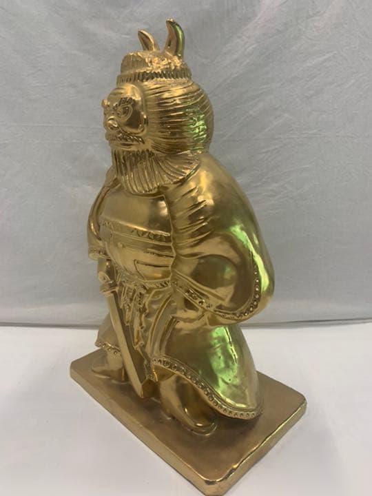 鍾馗　ショウキ　金焼物