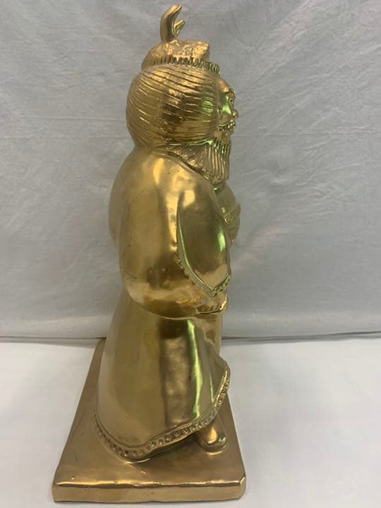 鍾馗　ショウキ　金焼物