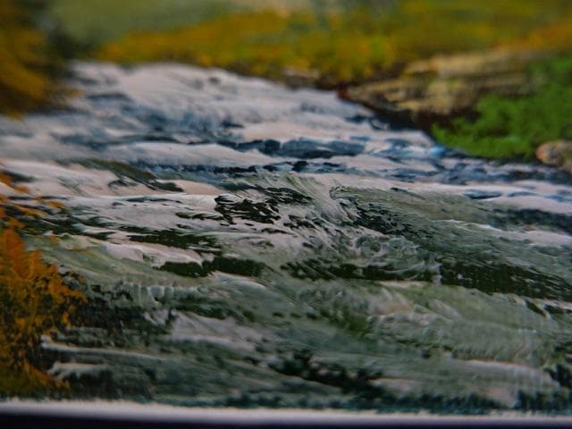 真作保証　佐合政　「有明山」　油絵　F４