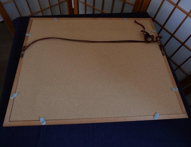 真作保証　佐合政　「有明山」　油絵　F４