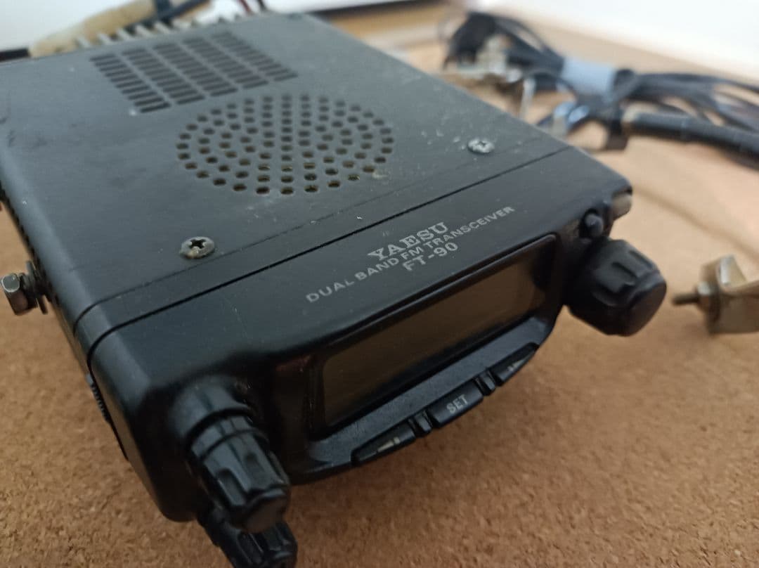 YAESU FT-90 無線機　マイク　スピーカー　セット　中古品