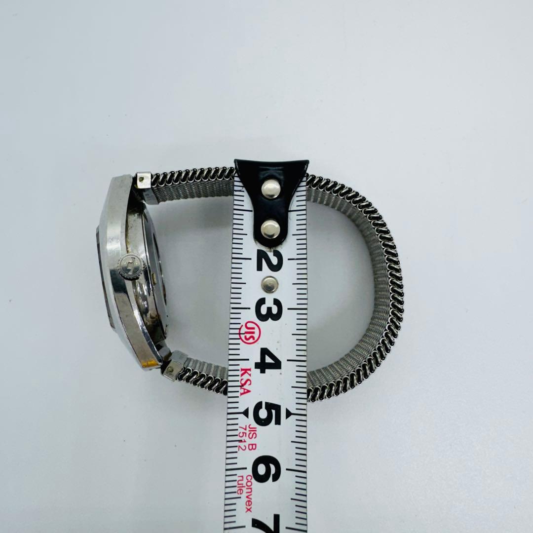 ✨TECHNOS✨テクノス✨デイト✨シルバー文字盤✨ヴィンテージ✨腕時計✨