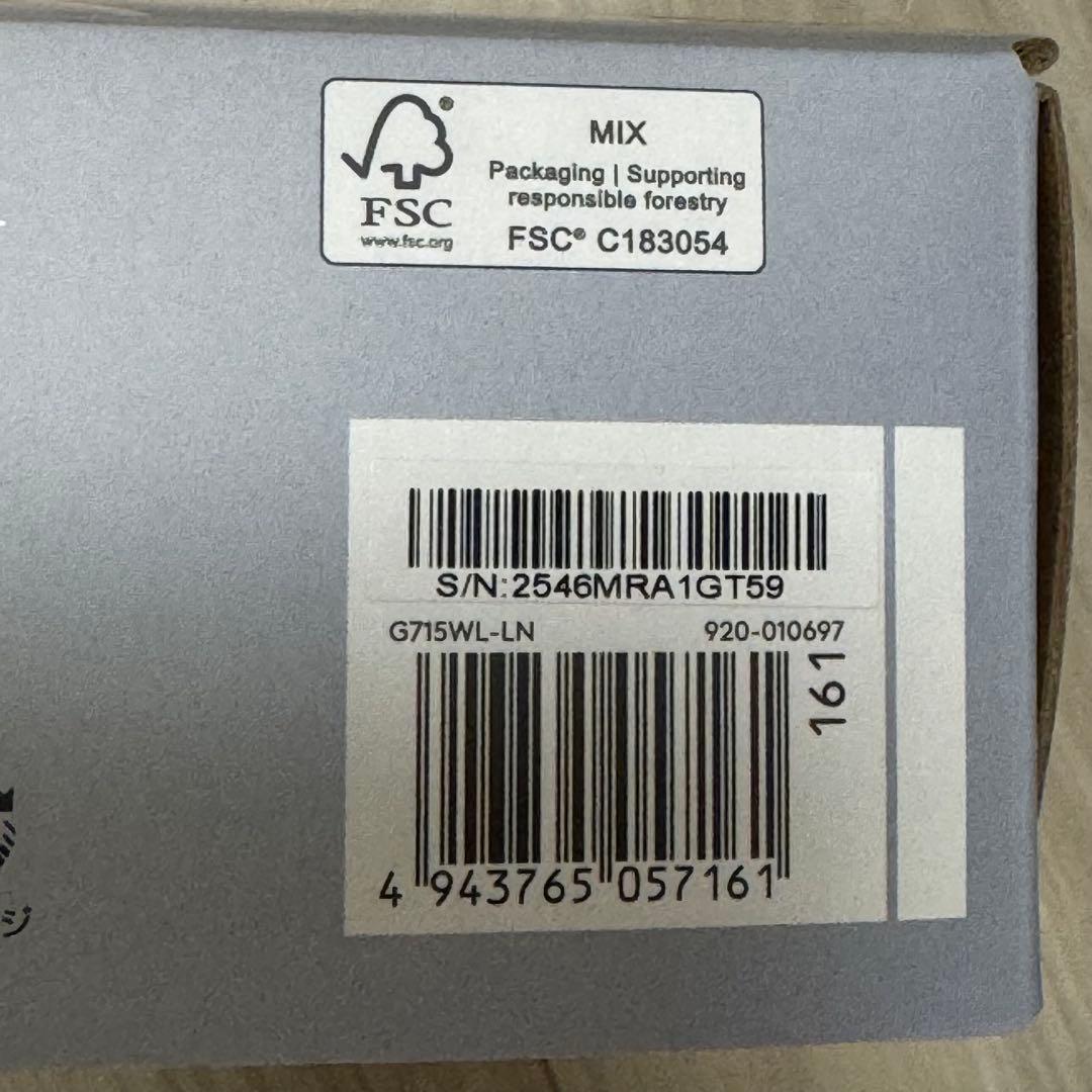 ロジクール オーロラコレクション G713 キーボード (有線) パームレスト