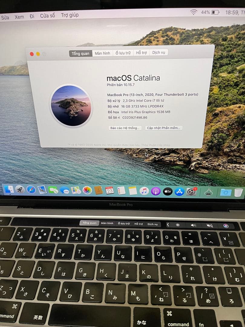 シルバー MacBook pro 2020