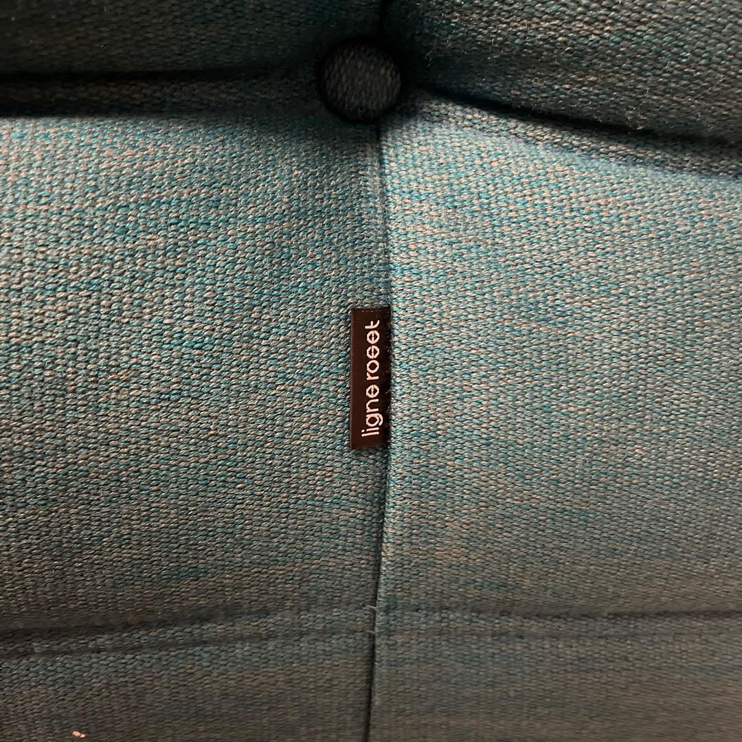 Ligne Roset ターコイズソファ