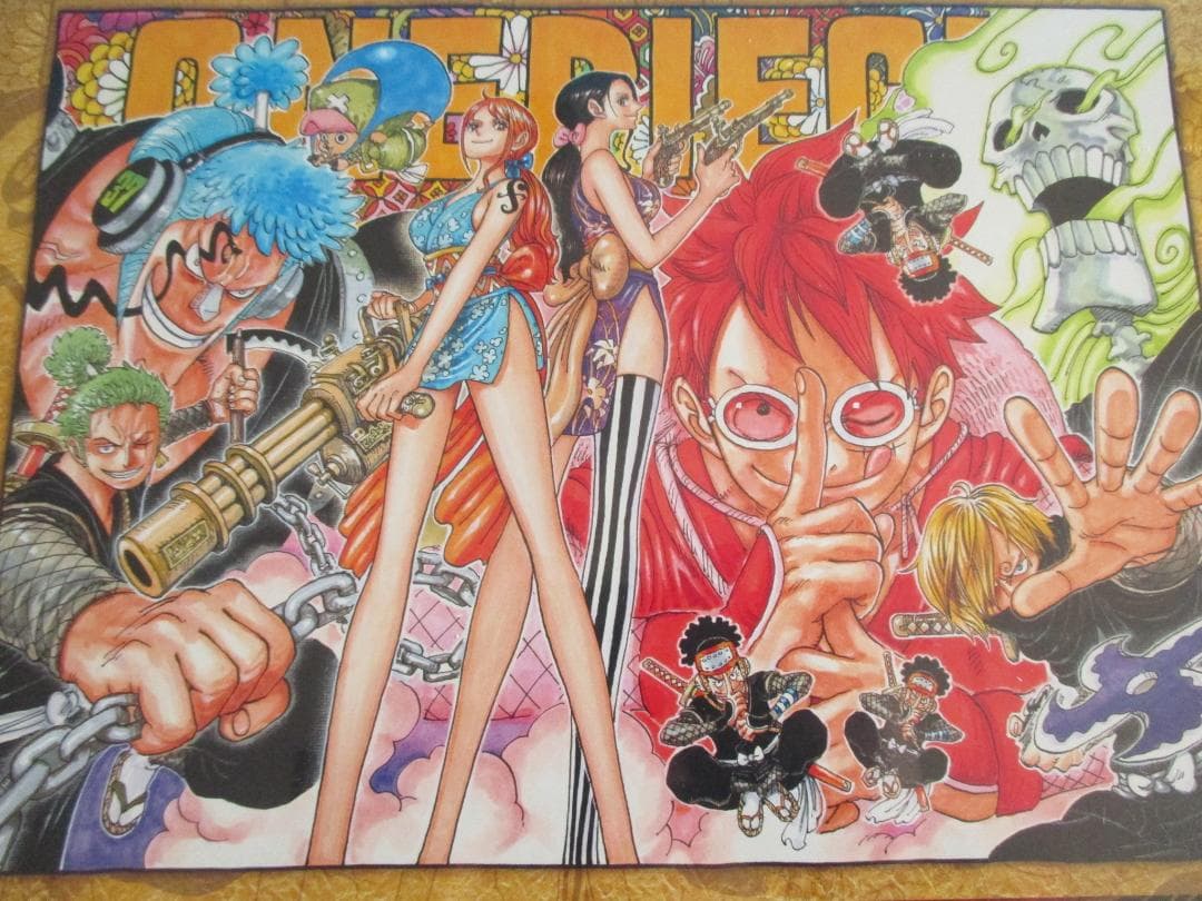 廃盤品◎ワンピースジグソーパズル◎麦わら忍法帳1000P◎未開封尾田栄一郎原画