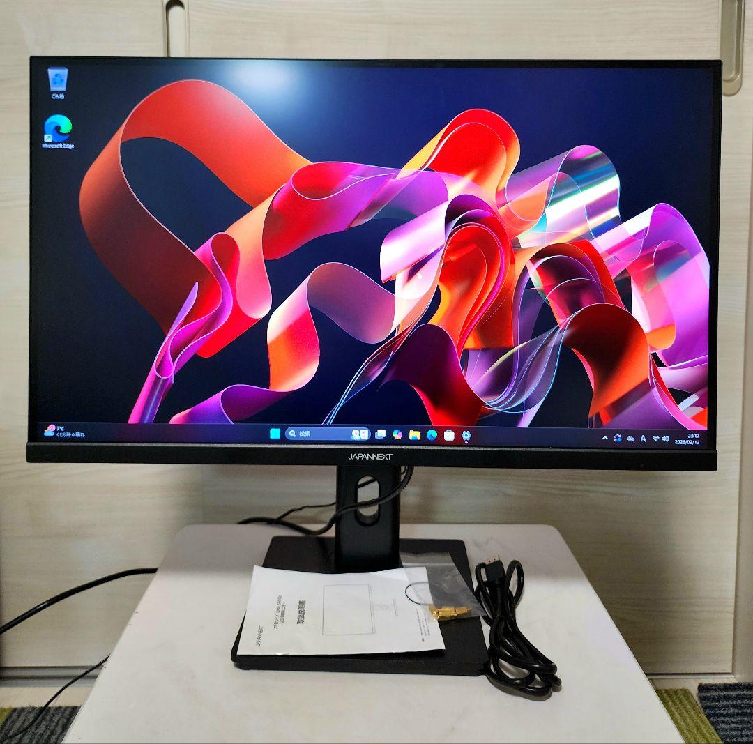 美品　JAPANNEXT 27インチ 4K 165Hzゲーミングモニター
