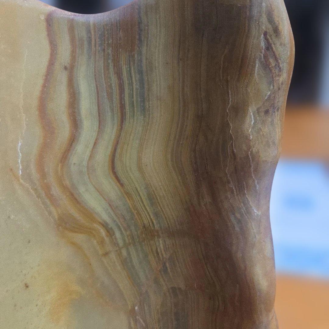 天然オニックスの鑑賞石　オニックス　石　パワーストーン