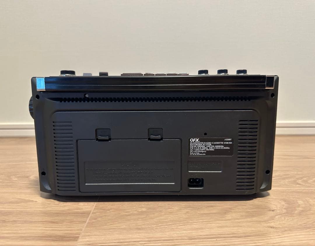 90年代 QFX J-220BT レトロカセットレコーダープレーヤー ラジカセ