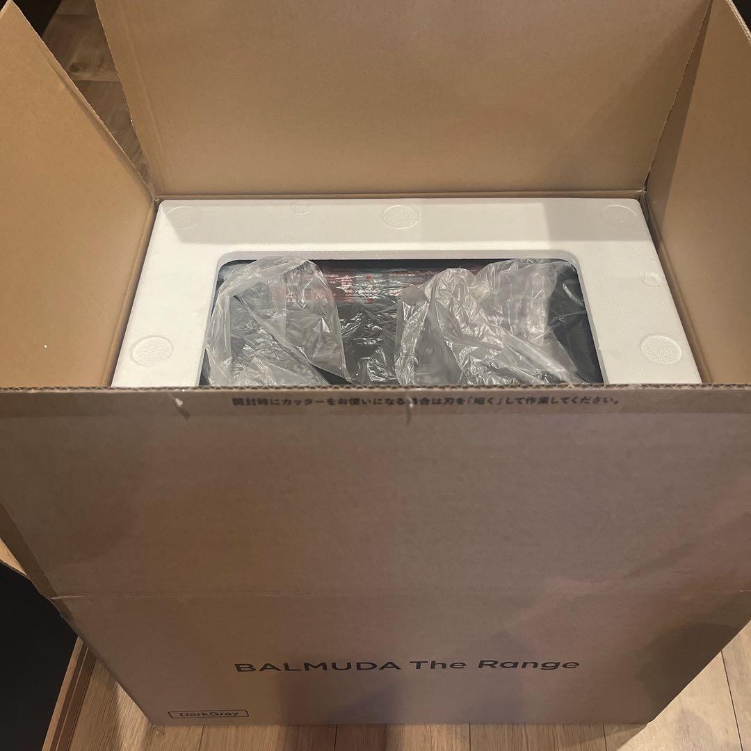 【ジャンク品】BALMUDA ブラック オーブンレンジ