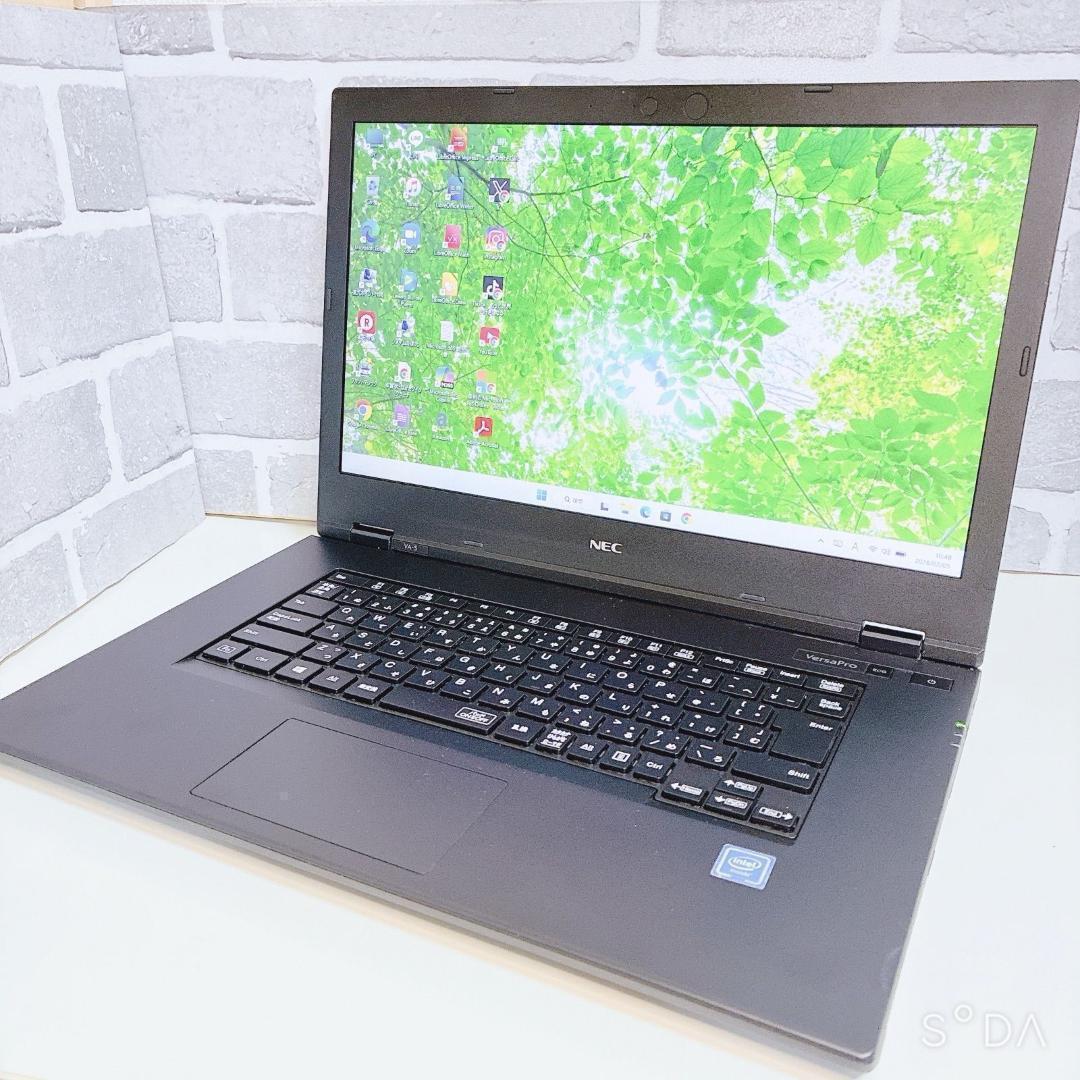 美品 NEC DVDドライブ 初期設定済 ノートパソコン Windows11