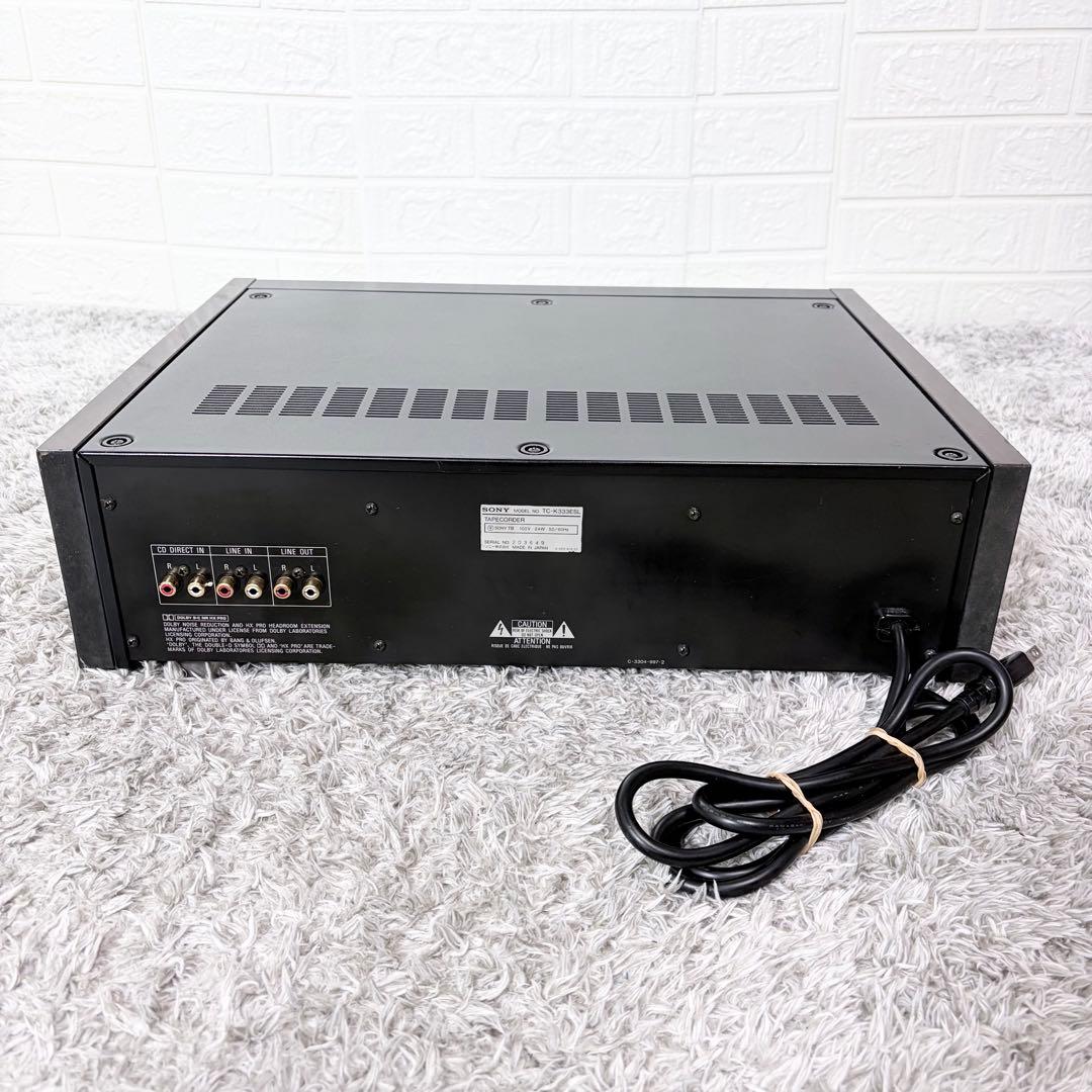 美品 ソニー TC-K333ESL 3ヘッドカセットデッキ ESシリーズ